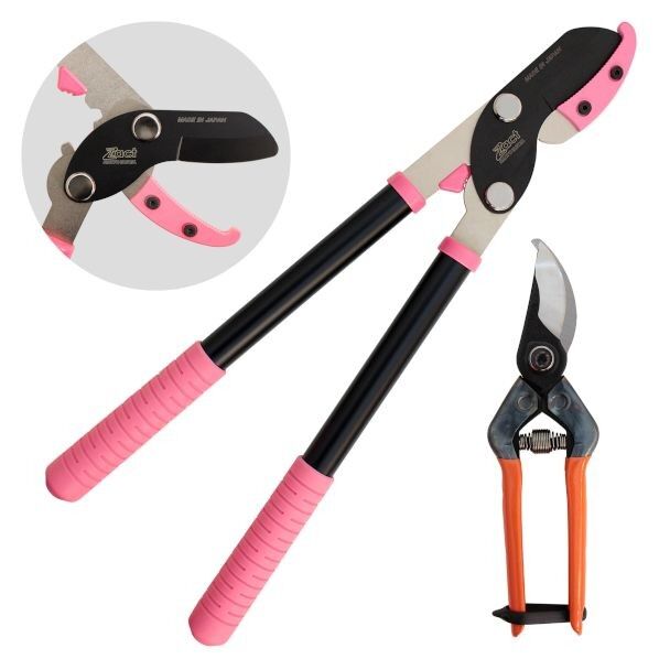 ザクト 太枝切鋏 ANG-500 チェリーピンク 500mm 1個