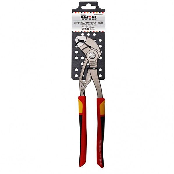 ウォーターポンププライヤー ロック付 118/250 1本