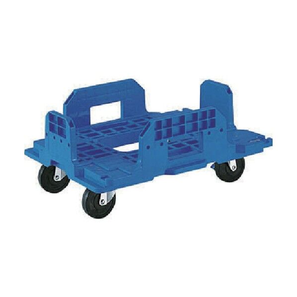 折りたたみコンテナー用台車 802420 サンキャリー5337ブルー