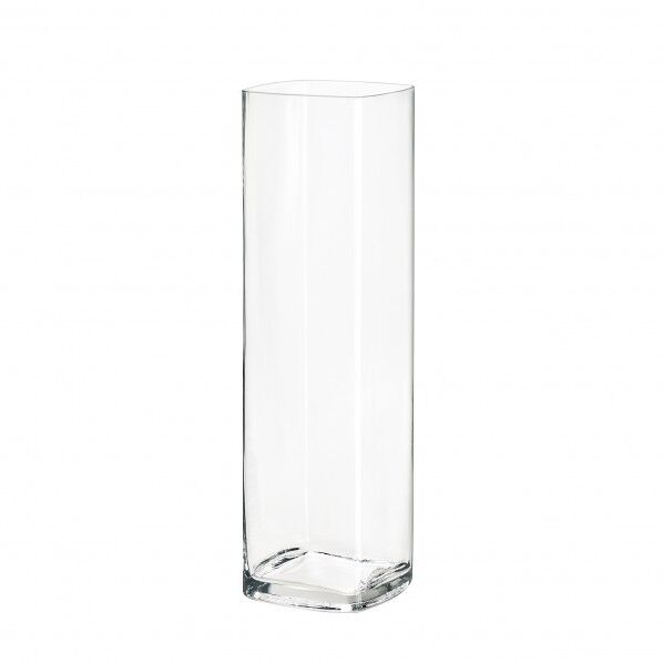 角型 ガラス花瓶L 11.5x11.5xH40cm H1114 1個