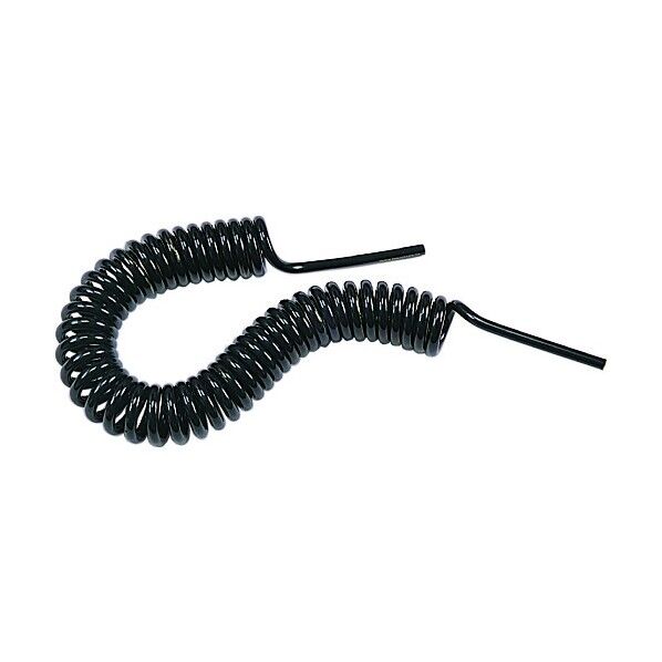 ナイロンコイリングチューブ チューブ外径12mm 全長7m ブラック NL12-7-B 1点