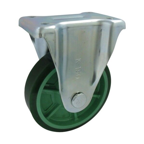 樹脂製ウレタンゴム車輪(ベアリング無)固定車付 PNUAK150 1点