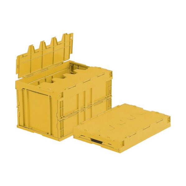 フタ一体型折りたたみコンテナー 550800 サンクレットオリコン50B