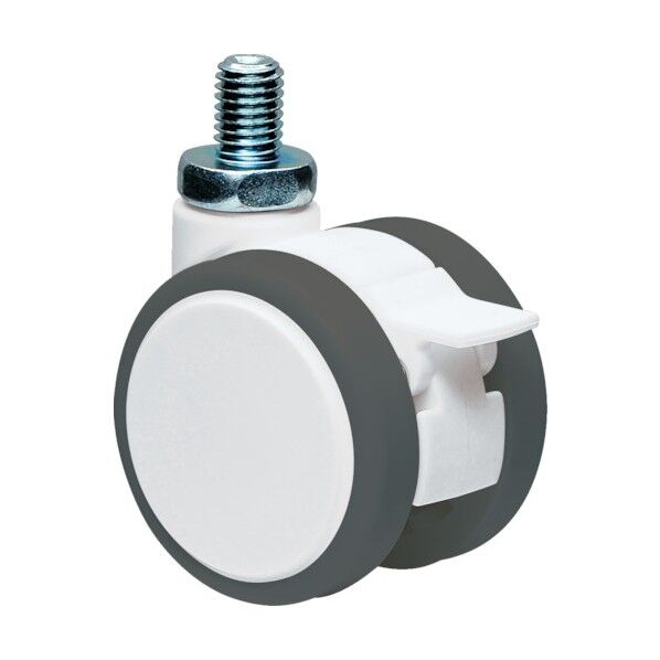 デザインキャスター ホワイト50径 許容荷重60kgf TFW50N8SL-14 1点