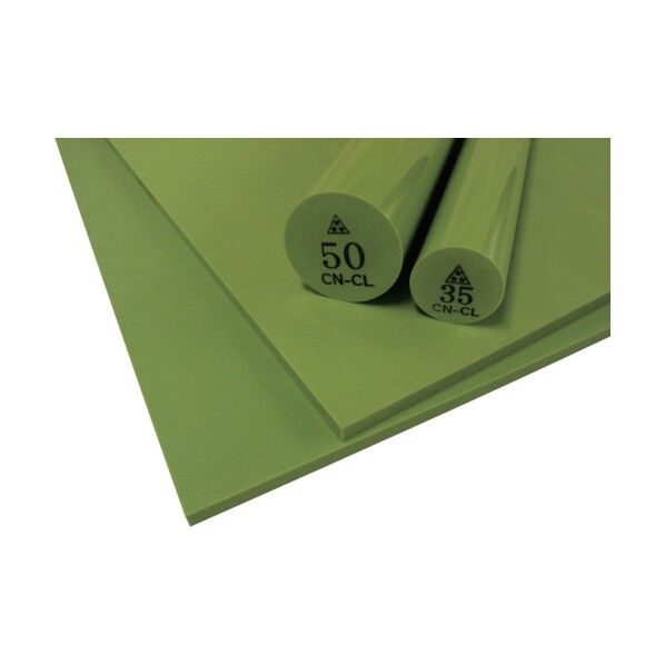 キャストナイロンCL 丸棒 緑 25X1000 CNRODCL-25-1000 1点