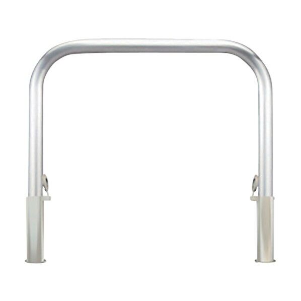 車止め アーチ型 ステンレス製 脱着式 鋳鉄製蓋 Yシリーズ YA6L7-HD 1点