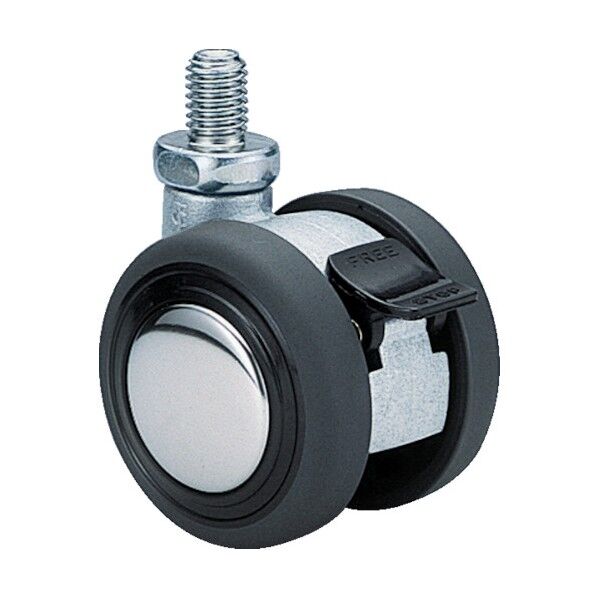 本体アルミダイカスト エラストマー車輪50径 AE50N10SL-14 1点