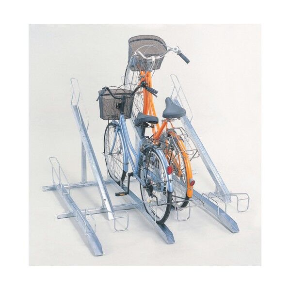 自転車ラック サイクルスタンド 5台収容 左低位 KS-F285A 1点