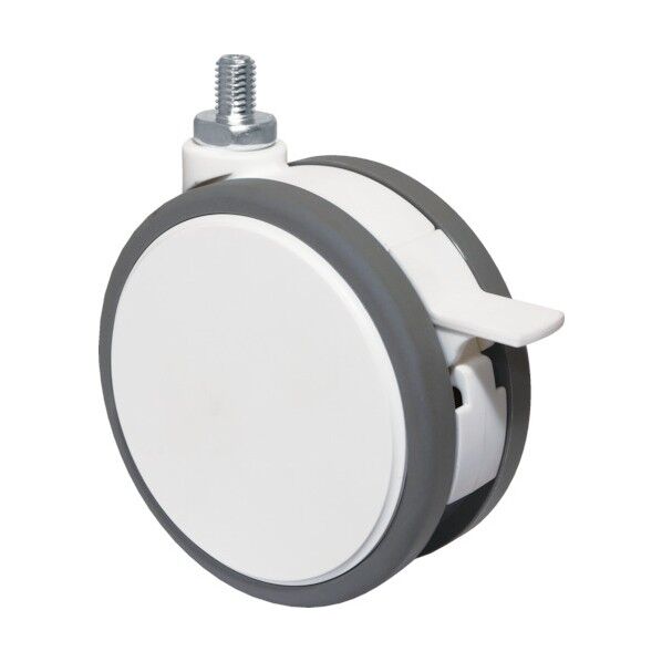 デザインキャスター ホワイト100径 FW100N12WSP1.25L-14 1点