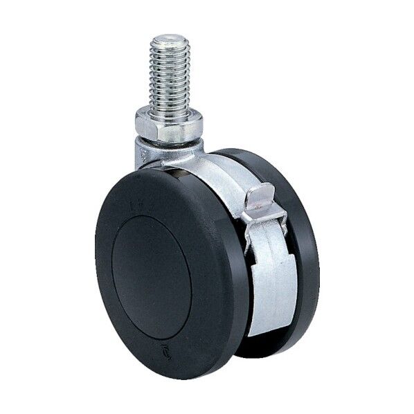 本体アルミダイカスト ナイロン車輪60径 許容荷重150kgf 黒 G7N12SL-14 1点