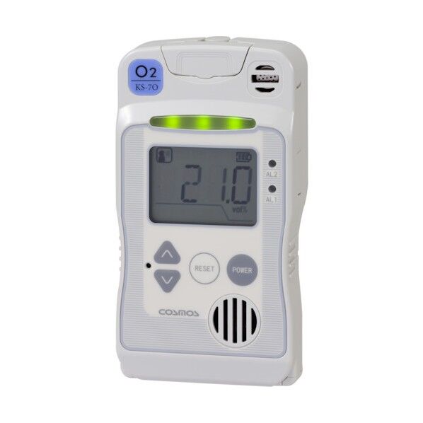 一体型酸素検知警報器(酸欠防止用)AC100V コンセントプラグ接続タイプ KS-7O(SANKETSU-AC100VPLUG) 1点