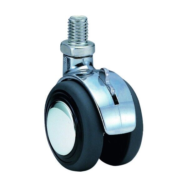 本体亜鉛ダイカスト ナイロン車輪60径 許容荷重80kgf 黒 MY6N8SL-14 1点