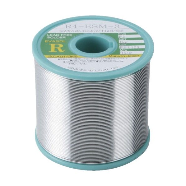 エバソルESM(すず99.0%/銀0.3%/銅0.7%)-1.0mm-1kg R4ESM3-1.0 1点