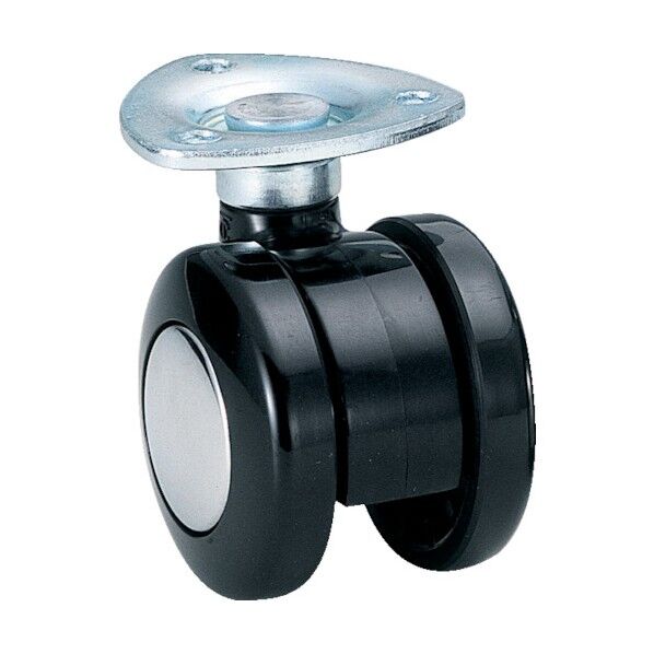 ナイロン車輪 50径 許容荷重60kgf 黒 TY50 1点