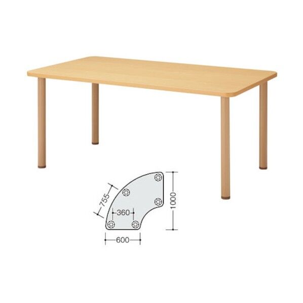 テーブル RTA20R4DL-NA 1点