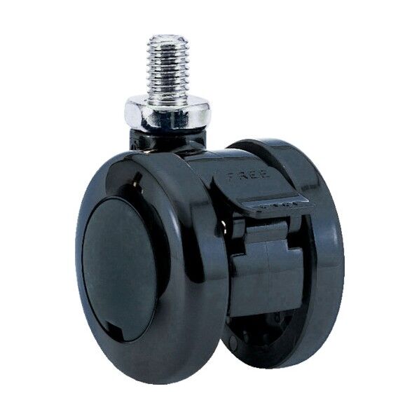 分解リサイクル ナイロン車輪 50径 許容荷重60kgf 黒 E50N8SL-14 1点