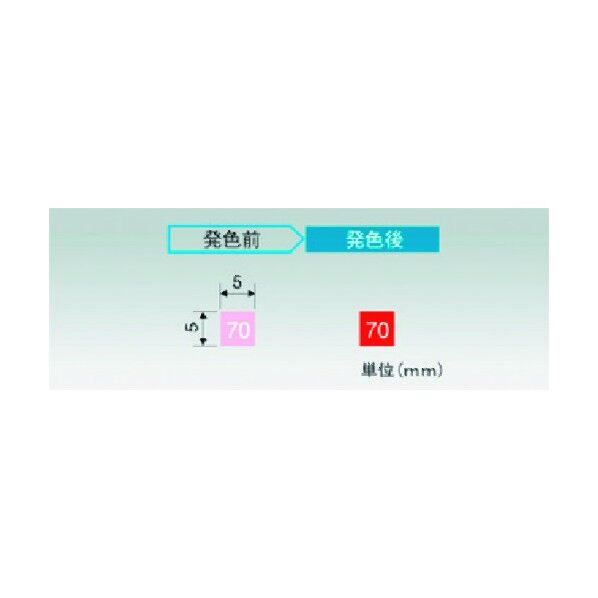 サーモカラーセンサー MM70 014-55-96-34 50枚