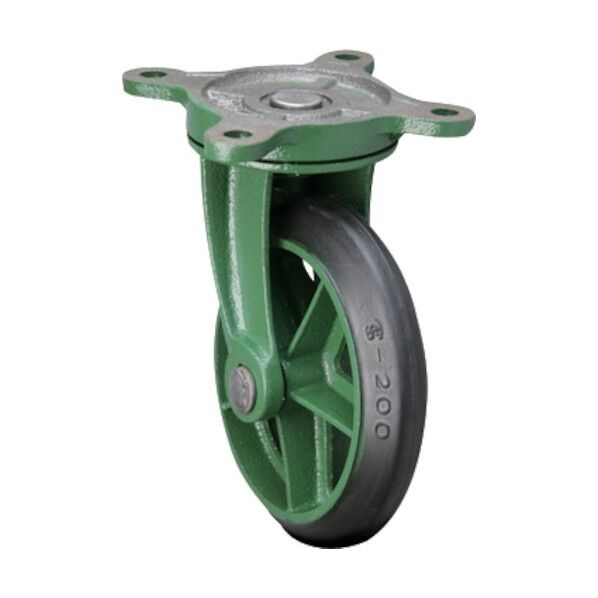 標準型自在金具付ゴム車輪 230 230BRA 1点