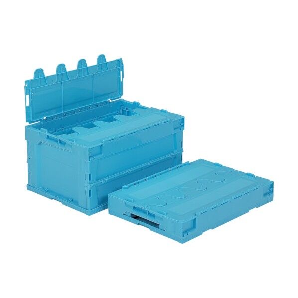 フタ一体型折りたたみコンテナー 553530 サンクレットオリコンL41B SKSO-L41B-BLL