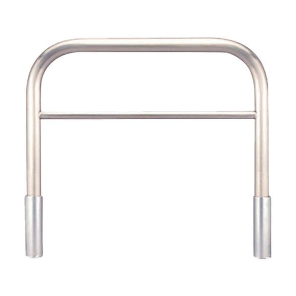 車止め アーチ型 横バー付 ステンレス製 脱着式 蓋なし Yシリーズ YAW4L7-DO 1点