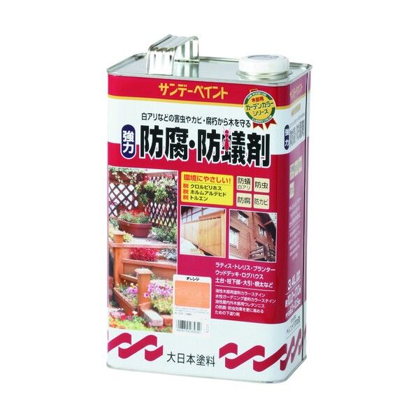強力防腐・防蟻剤 ブラウン 3400M 265633 1点