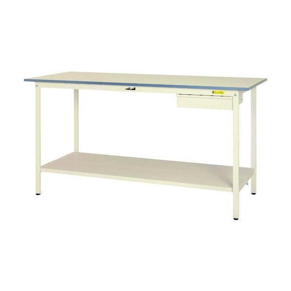 ワークテーブル 150シリーズ 固定式 キャビネット付 H950 SUPH-775UTT-WW 1点