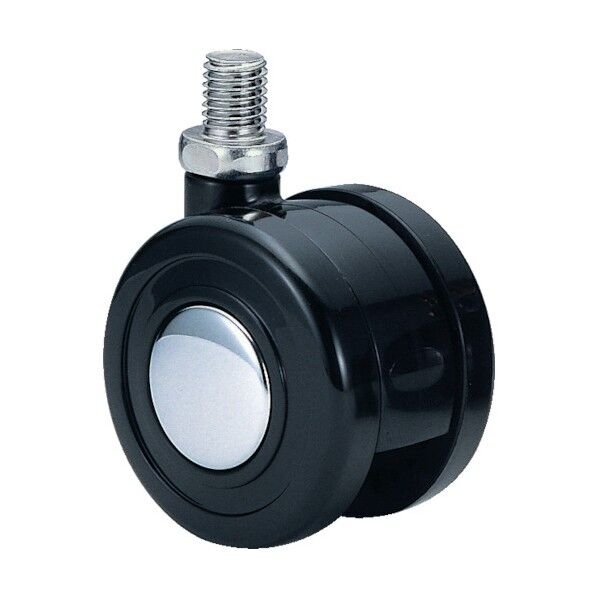 ナイロン車輪 60径 許容荷重100kgf 黒 TY60JN12L-22 1点