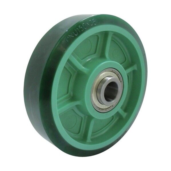 樹脂製ゴム車輪(ベアリング 入) 150 PNU150 1点