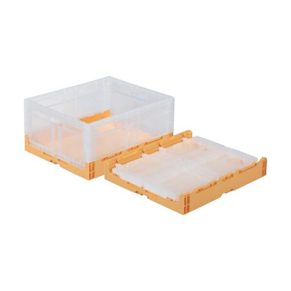 折りたたみコンテナー 558020 オリコンEP62B透明オレンジ