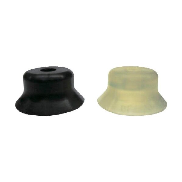 吸着パッド 平型深トメネジ取付 Φ20 シリコンゴム 乳白色 PFG-20B-S 1点