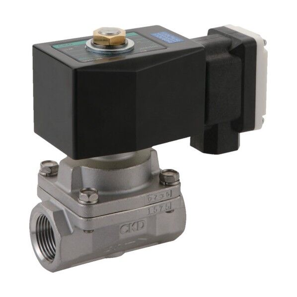 CKD 蒸気用パイロットキック式2ポート電磁弁 SPK11-15A-F4M-AC110V 1点