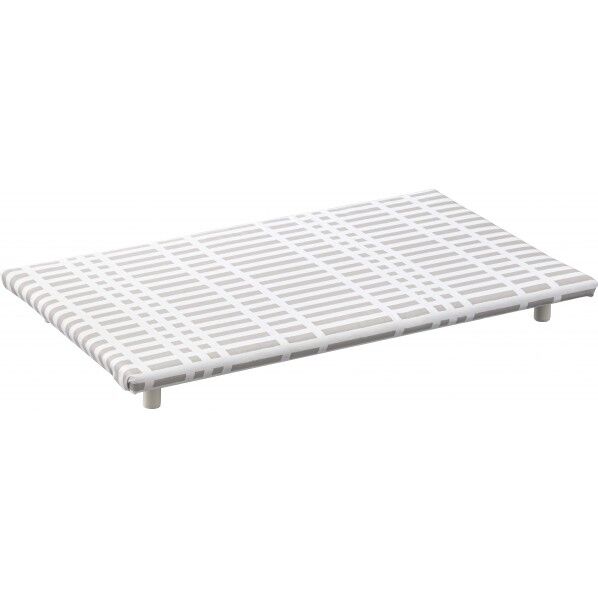 北欧風 暮らしの定番 卓上脚付き 平型アイロン台 チェック グレー 5776 1点