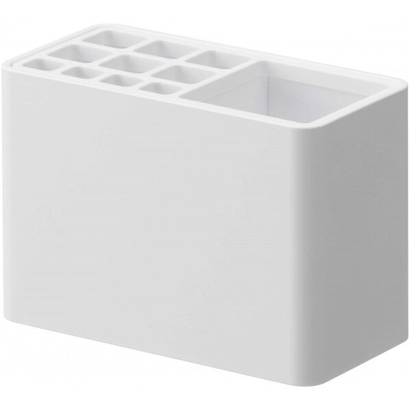 山崎実業 フィルムフック 歯ブラシスタンド ミスト ホワイト 5959 1点...