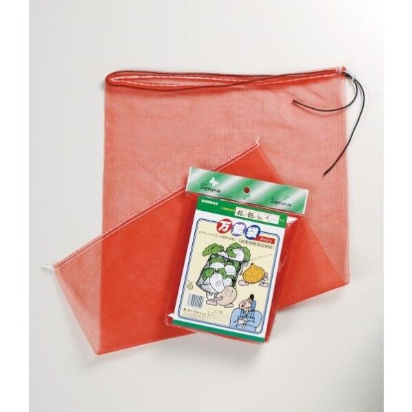 万能袋メッシュレッド 4枚