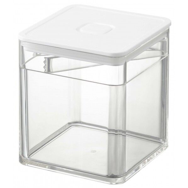 トング付き バルブ付き密閉保存容器 タワー ホワイト 5467 1点