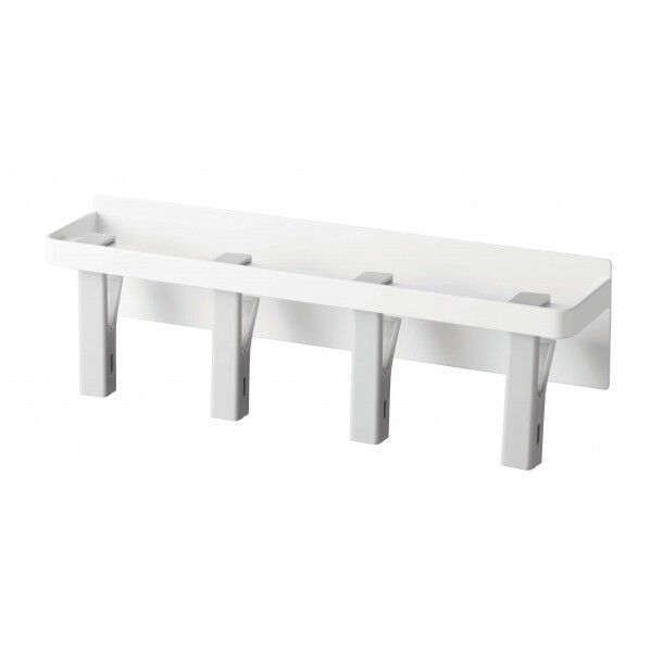 マグネット回転式クリップ プレート 4連 ホワイト 5478 1点