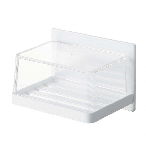 マグネットバスルーム カバー付きソープトレー タワー ホワイト 5554 1点