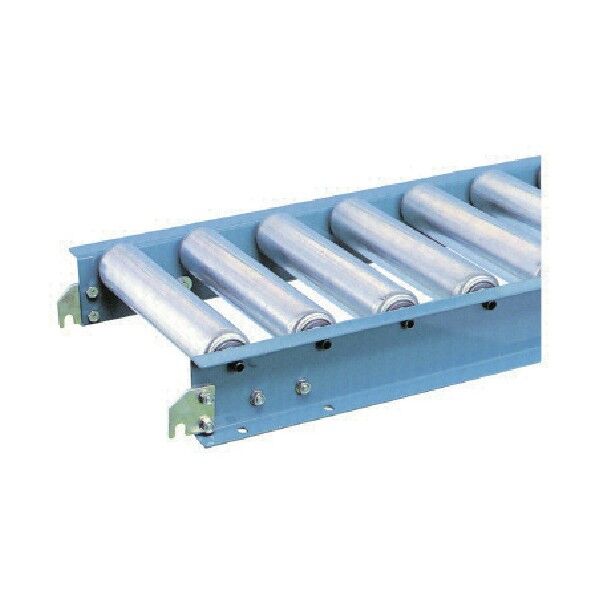 スチールローラコンベヤ MS57B型2.1T ローラー幅600P77 1.0m MS57B-600710 1点