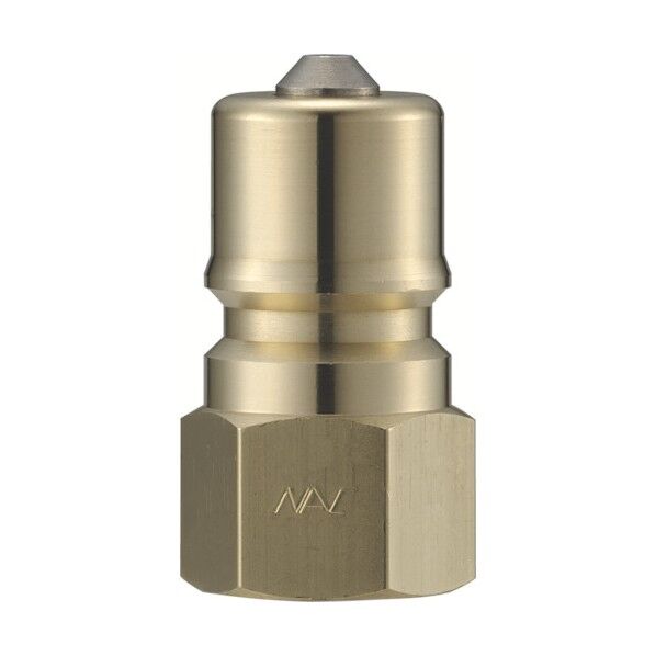 クイックカップリング S・P-V型 真鍮製 真空用 オネジ取付用 CSP04P2V 1点