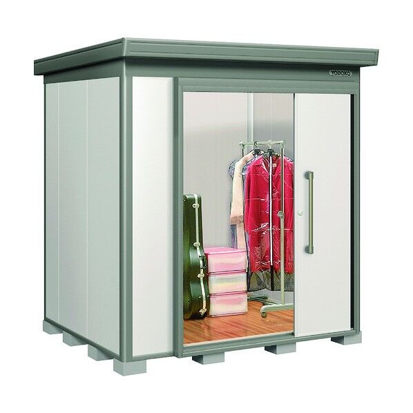 ヨド蔵MDスチール床タイプ 豪雪型 床面積4.10m2 DZBU-2218HE SG 1点