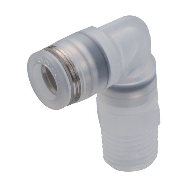 チューブフィッティング エルボ PPタイプチューブ6ネジR1/4 ゴム材質HNBR仕様 PPL6-02-HN 1点