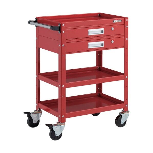 バーディワゴン 600X400 引出2段付 レッド BDW-963V2-RR 1点