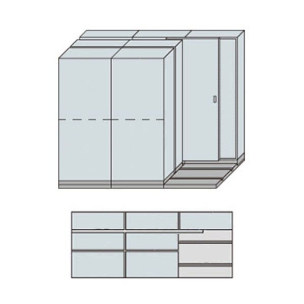NW型並行移動書庫用ベース MNW-3321-ACC 1点