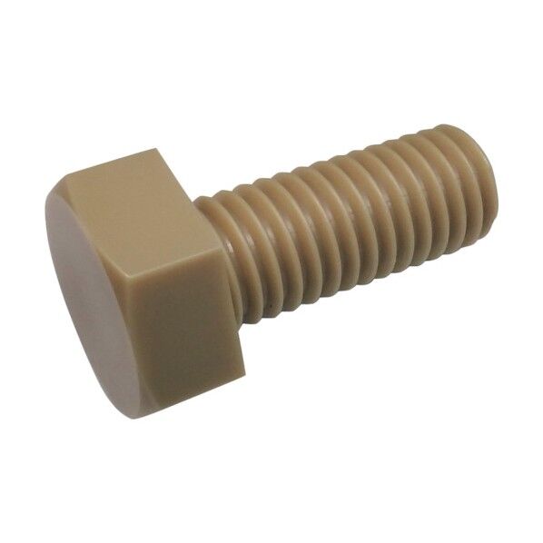 六角ボルト 全ねじ PEEK M8x15 BT-PEEK-F-815 1点