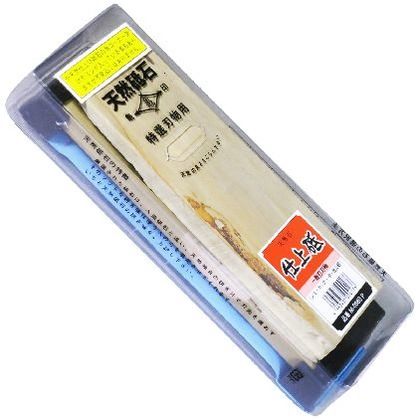 天然砥石合砥80切台付 185x65x25mm M-0880P 1