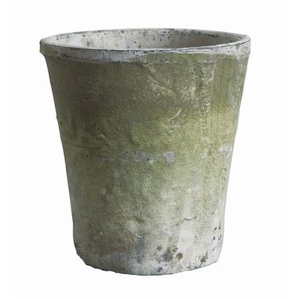 テラコッタローズポットL グリーン Φ16.5xH17cm 954-206 1個