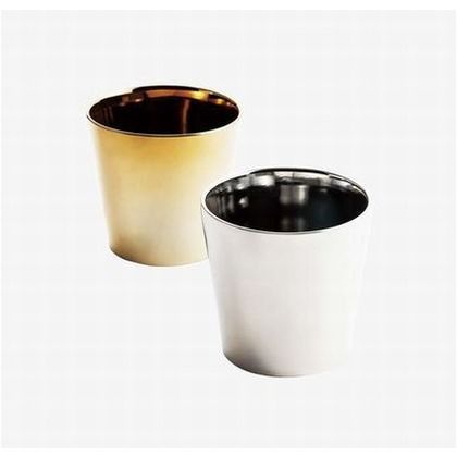 ベーシックシャイニーソウバーポットSS シルバー Φ7xH7cm 692-802 1