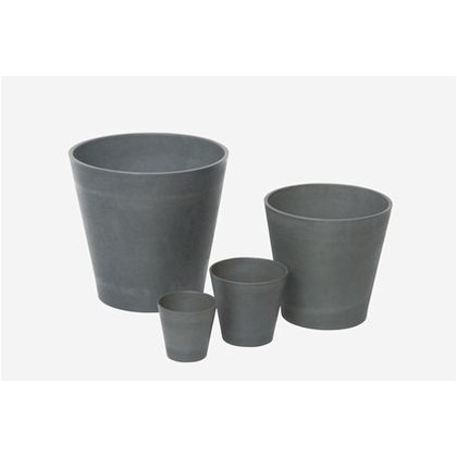 サプライズポット ダークグレー Φ31xH29cm/LOT 2 693-350 1