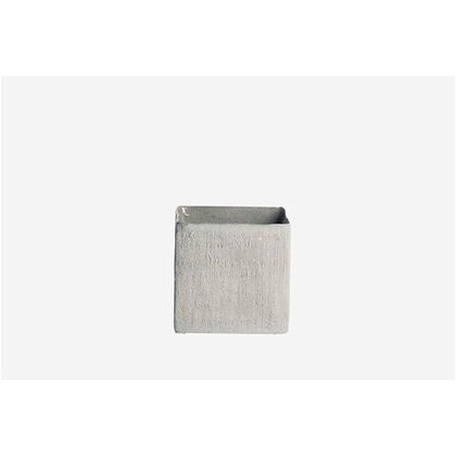 バンダナスクエアポット グレー W7xD7xH7 953-800 1