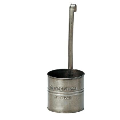 アンティークブリキポット